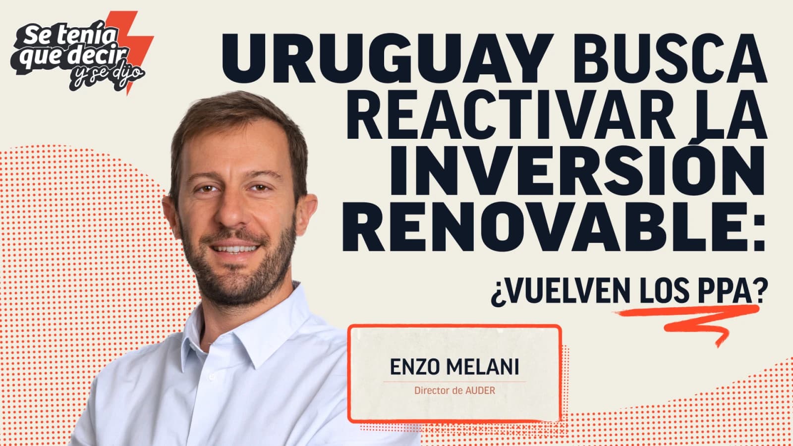 Enzo Melani - director de AUDEr