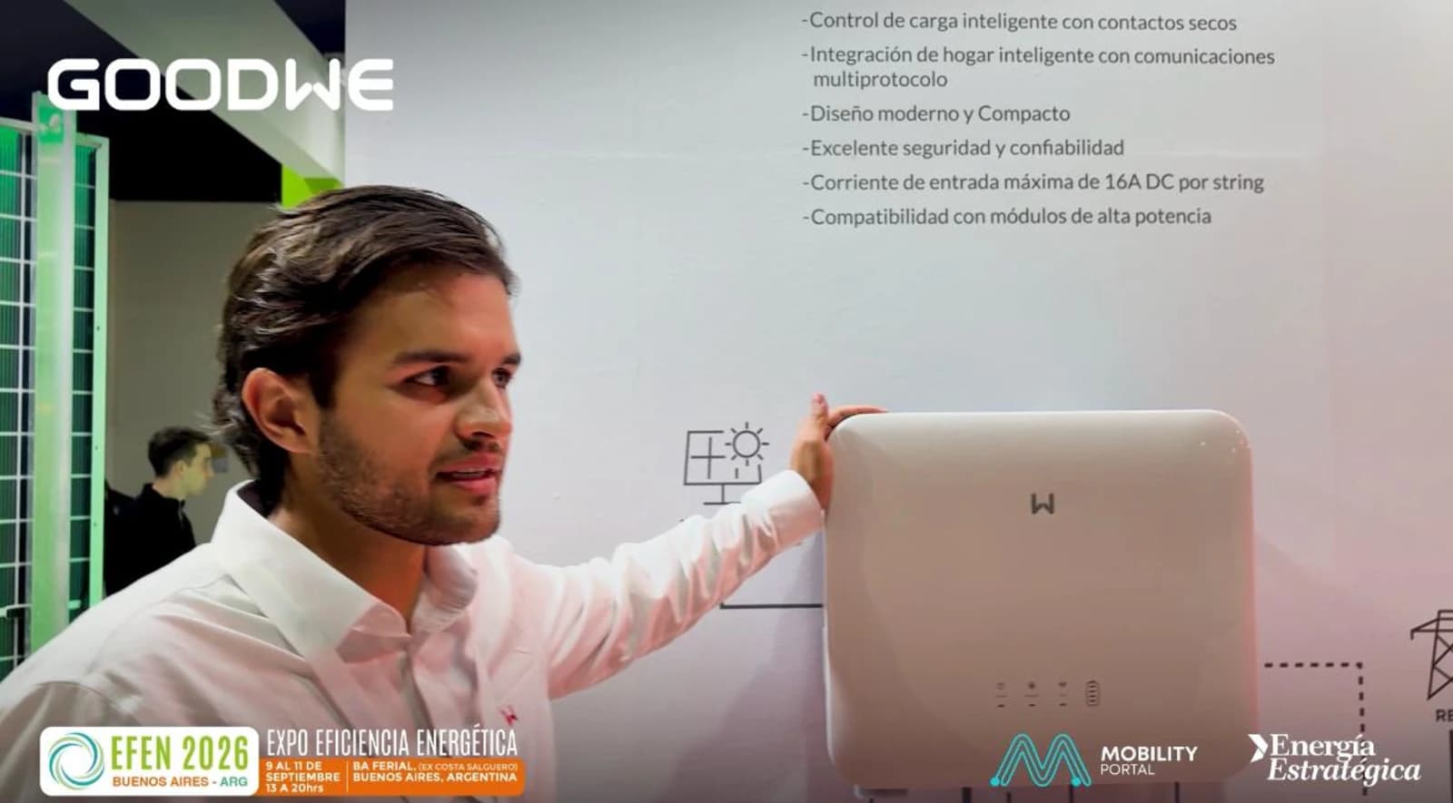 Andrés Azula, Solution Manager para Sudamérica en GoodWe.