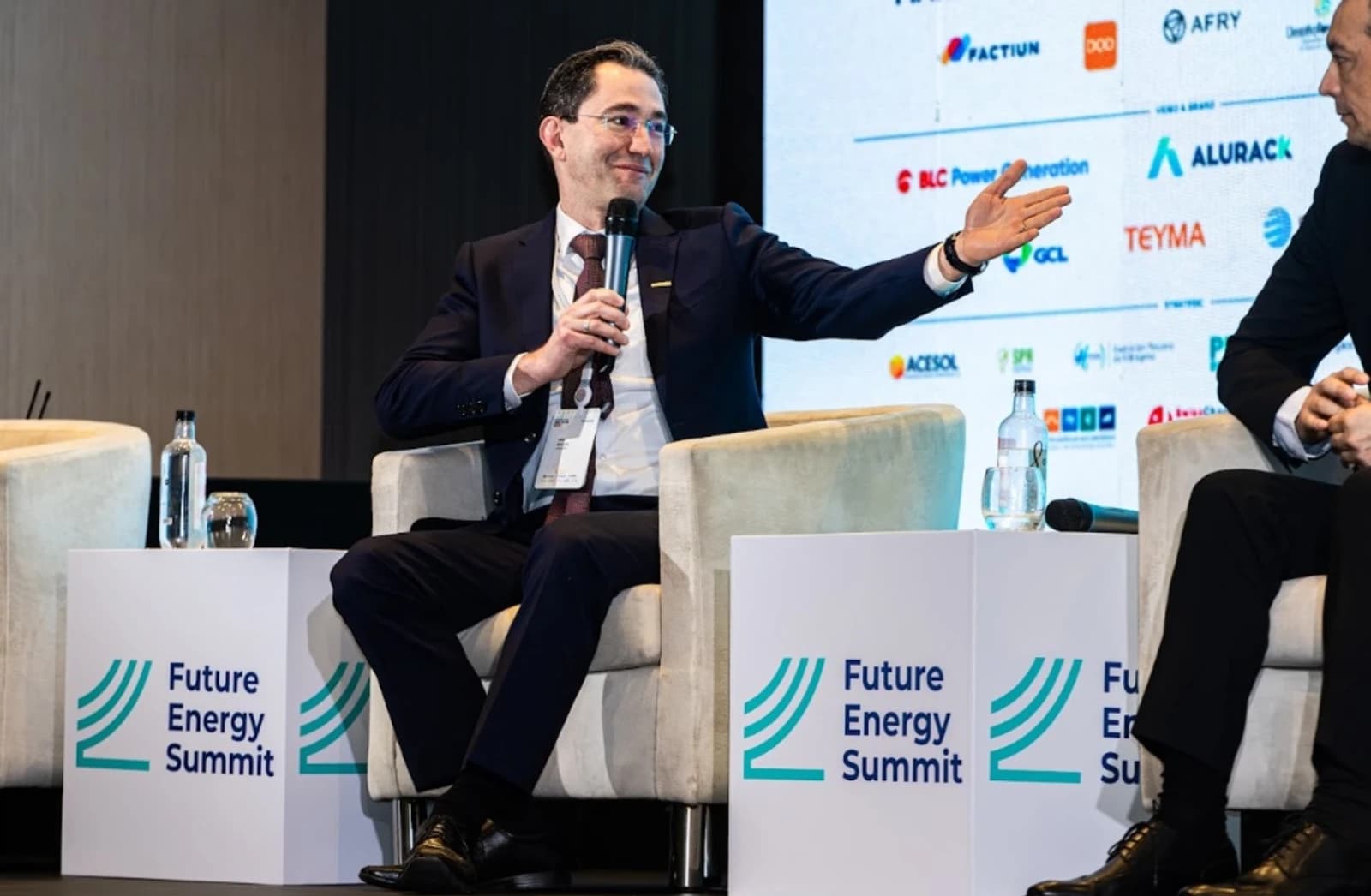 Luiz Fernando Biagini, Head of Sales Cono Sur de Sungrow, durante su participación en Future Energy Summit (FES) Perú 2026.